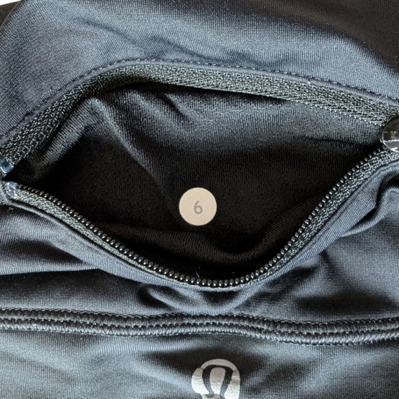 Lululemon Run: Spirit Tight II Black Leggings Mid Rise Rel: 2/2012 Women's 6 - Picture 10 of 12